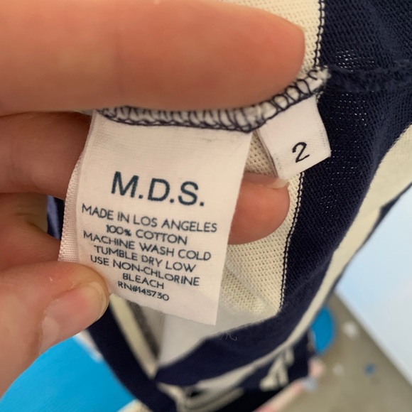 MDS Nautical Striped Skirt and Top - Picture 4 of 4